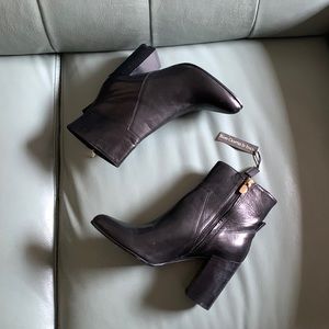Leather Ankle Booties